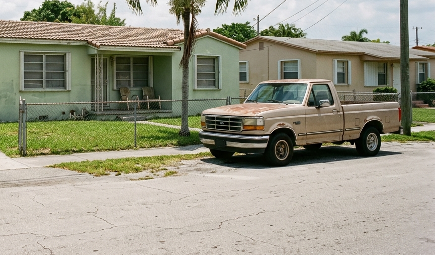 A typical single-family Miami home, often inherited after a relative passes